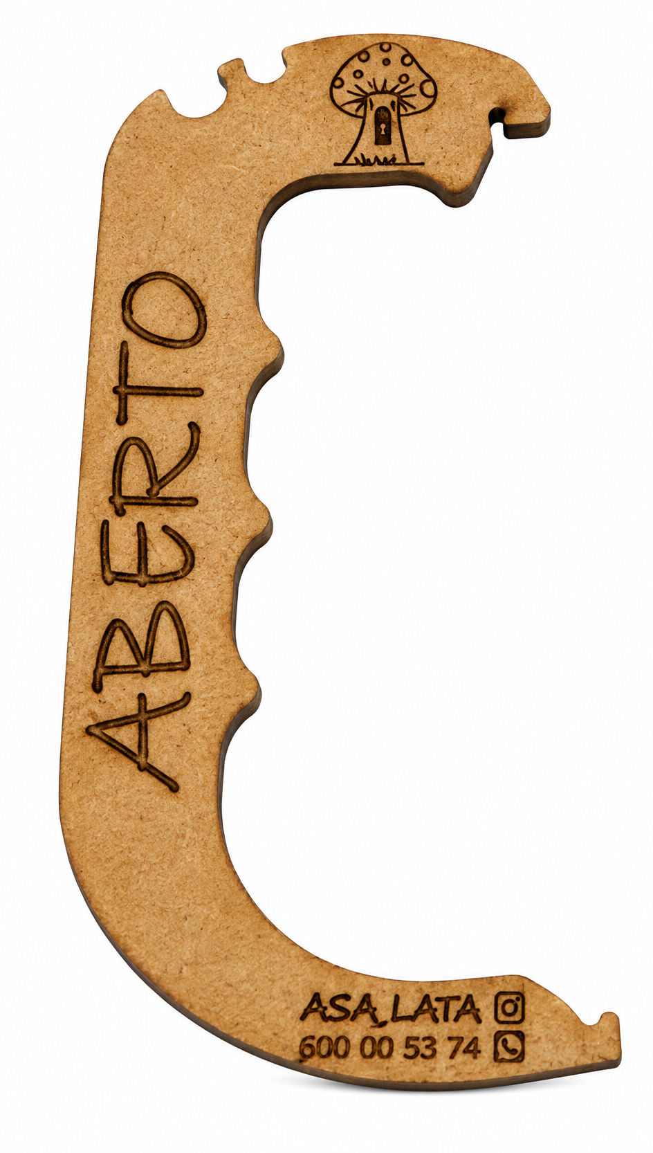 Asa personalizada con el nombre Alberto