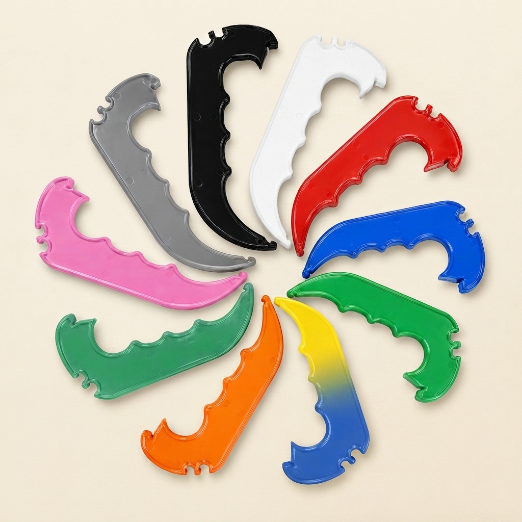 Pack de diez asas de plástico de colores