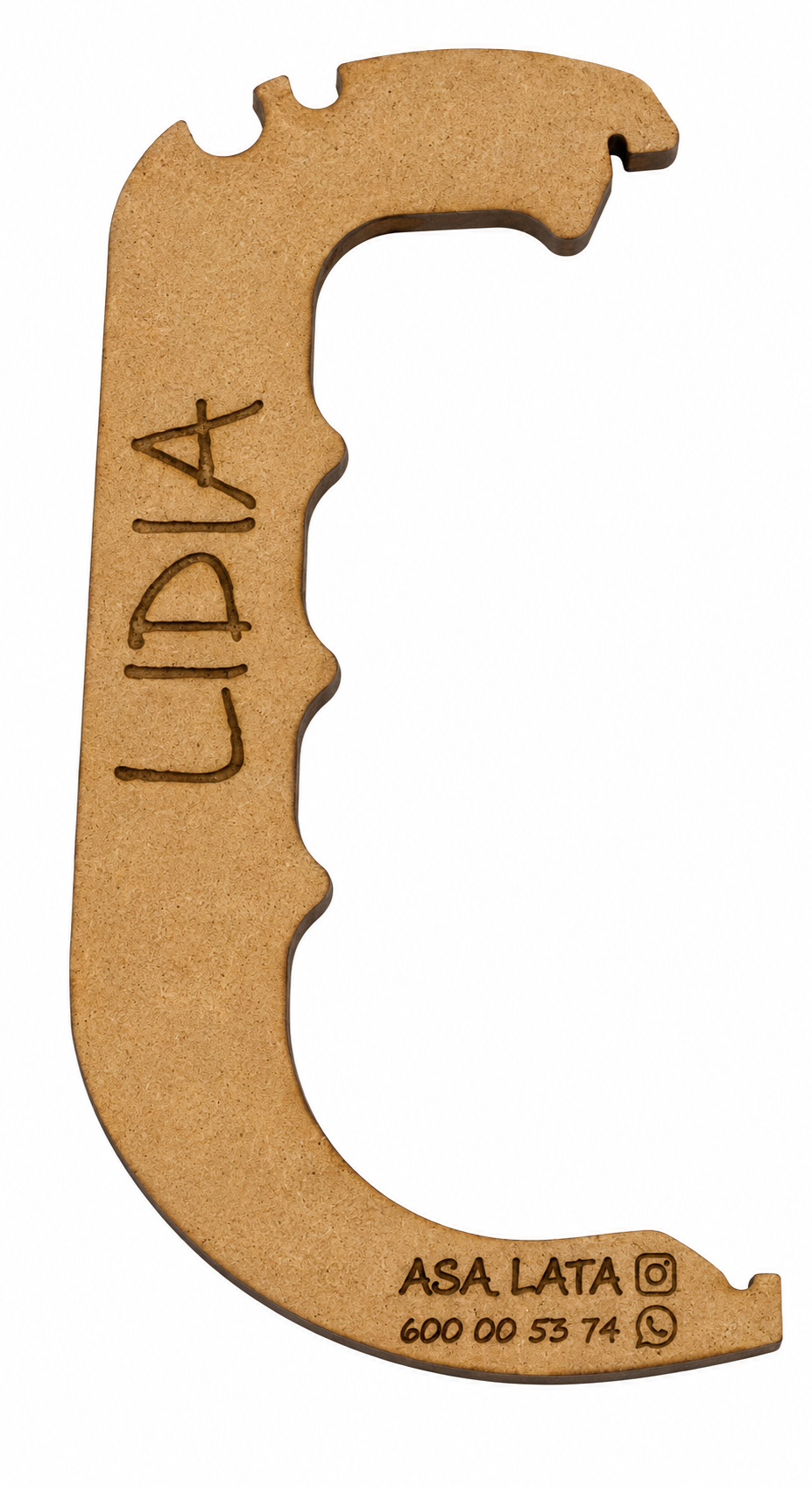 Asa personalizada con el nombre Lidia