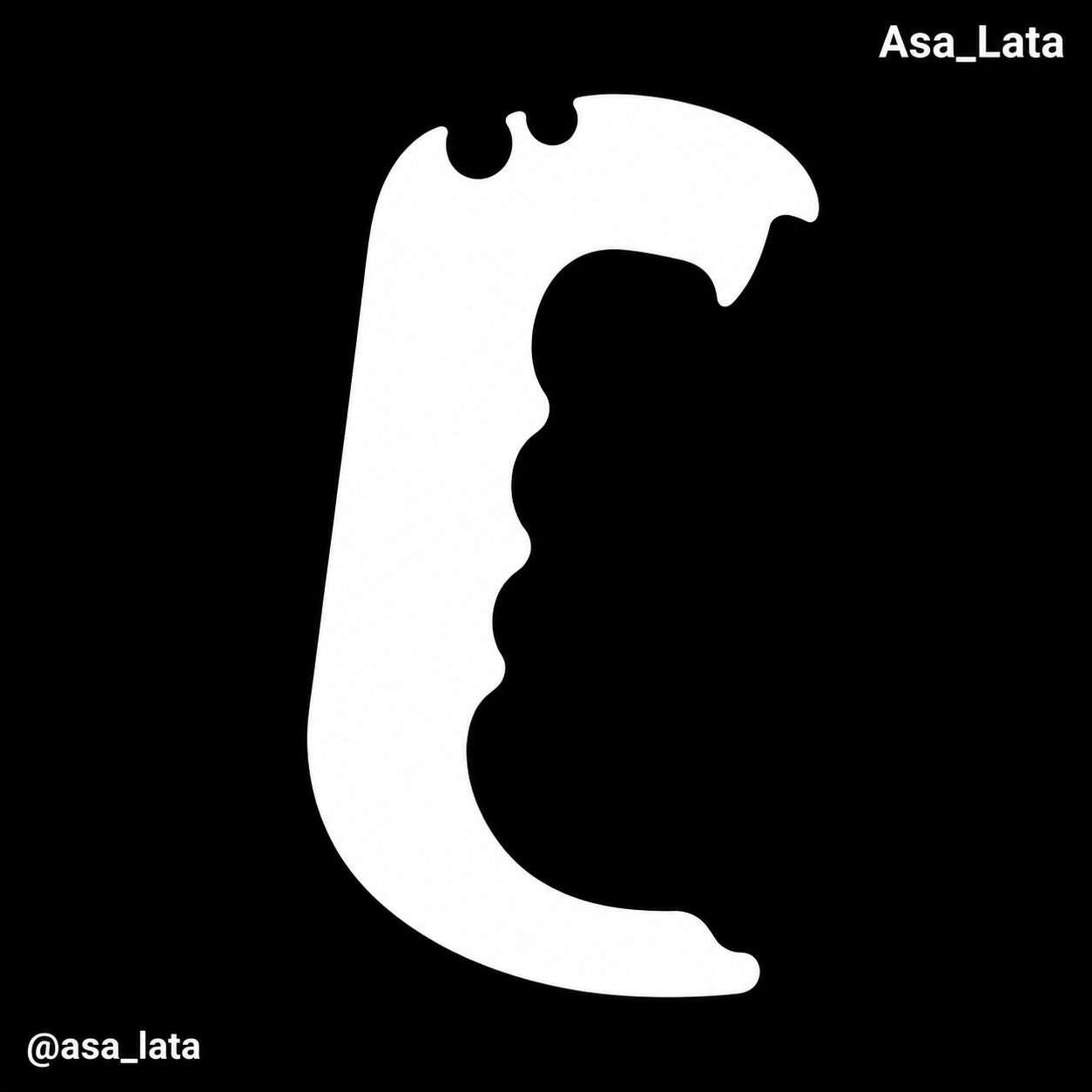 Silueta del perfil derecho para personalizar
